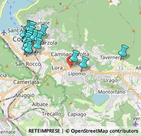 Mappa Via Provinciale per Lecco Freestand, 22030 Lipomo CO, Italia (2.4245)