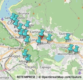 Mappa Via Provinciale per Lecco Freestand, 22030 Lipomo CO, Italia (2.04529)