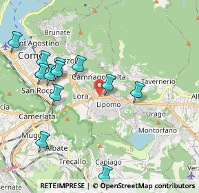 Mappa Via Provinciale per Lecco Freestand, 22030 Lipomo CO, Italia (2.145)