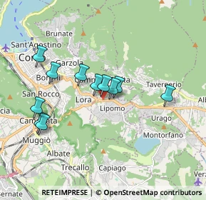 Mappa Via Provinciale per Lecco Freestand, 22030 Lipomo CO, Italia (1.59)