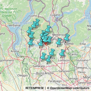 Mappa Via dei Vignò, 21100 Varese VA, Italia (8.9905)