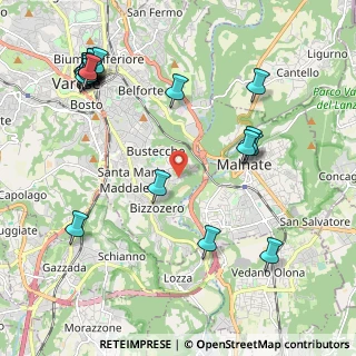 Mappa Via dei Vignò, 21100 Varese VA, Italia (2.6185)