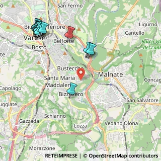 Mappa Via dei Vignò, 21100 Varese VA, Italia (2.73118)