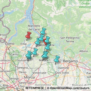 Mappa Via Resegone, 23801 Calolziocorte LC, Italia (10.42667)