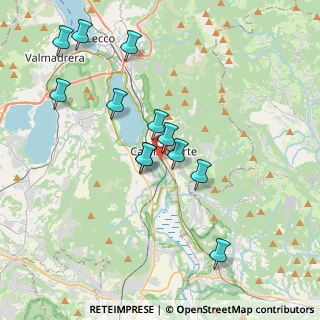 Mappa Via Resegone, 23801 Calolziocorte LC, Italia (3.66)