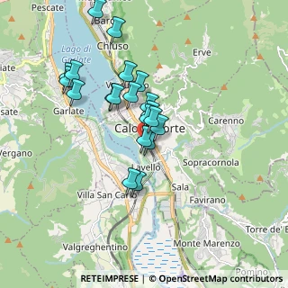 Mappa Via Resegone, 23801 Calolziocorte LC, Italia (1.5385)