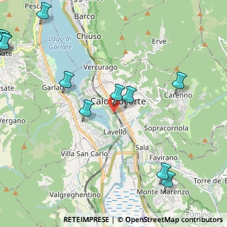Mappa Via Resegone, 23801 Calolziocorte LC, Italia (3.05833)