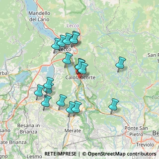 Mappa Via Resegone, 23801 Calolziocorte LC, Italia (6.81722)