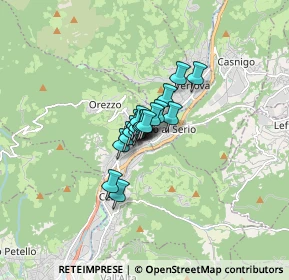 Mappa Via Guglielmo Marconi, 24025 Gazzaniga BG, Italia (0.71944)