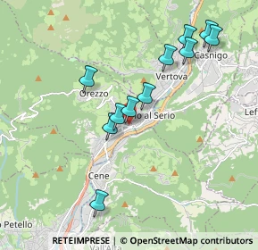Mappa Via Guglielmo Marconi, 24025 Gazzaniga BG, Italia (1.80909)