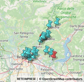 Mappa Via Guglielmo Marconi, 24025 Gazzaniga BG, Italia (11.3385)