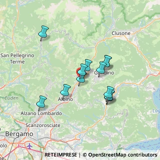 Mappa Via Guglielmo Marconi, 24025 Gazzaniga BG, Italia (5.75417)