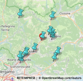 Mappa Via Guglielmo Marconi, 24025 Gazzaniga BG, Italia (7.16615)