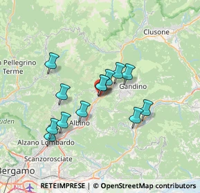 Mappa Via Guglielmo Marconi, 24025 Gazzaniga BG, Italia (5.64308)