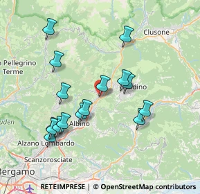 Mappa Via Guglielmo Marconi, 24025 Gazzaniga BG, Italia (7.28188)