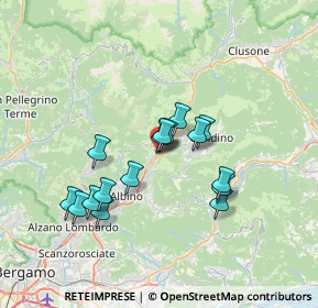 Mappa Via Guglielmo Marconi, 24025 Gazzaniga BG, Italia (5.86688)