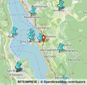 Mappa Via Marconi, 28016 Orta San Giulio NO, Italia (2.56667)