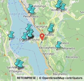 Mappa Via Marconi, 28016 Orta San Giulio NO, Italia (2.116)
