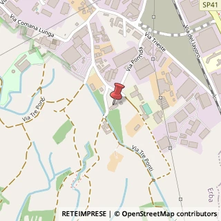 Mappa Via Luciano Manara, 19, 22036 Merone, Como (Lombardia)