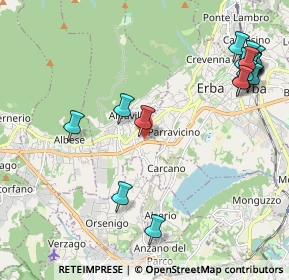 Mappa Via Delle Grigne, 22031 Albavilla CO, Italia (2.68)