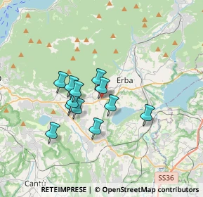 Mappa Via Delle Grigne, 22031 Albavilla CO, Italia (2.59917)