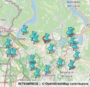 Mappa Via Delle Grigne, 22031 Albavilla CO, Italia (9.209)