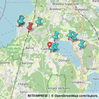 Mappa Vicolo Cantone, 21020 Cadrezzate VA, Italia (2.04455)