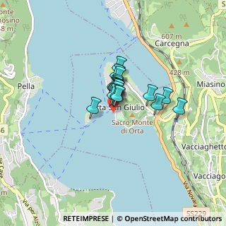 Mappa Via Giovanetti, 28016 Orta San Giulio NO, Italia (0.424)
