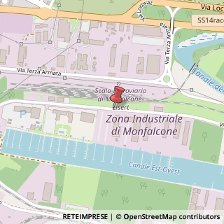 Mappa V. Consiglio D'europa, 42, 34074 Monfalcone, Gorizia (Friuli-Venezia Giulia)