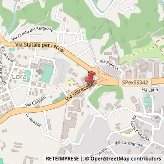 Mappa Via Oltrecolle, 127, 22100 Como, Como (Lombardia)