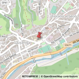 Mappa Via Guglielmo Marconi, 45, 24025 Gazzaniga, Bergamo (Lombardia)