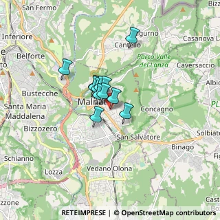 Mappa Via Carlo Bernasconi, 21046 Malnate VA, Italia (0.92167)