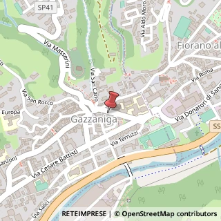 Mappa Via Guglielmo Marconi, 12, 24025 Gazzaniga, Bergamo (Lombardia)