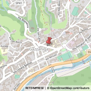 Mappa Via Guglielmo Marconi, 17, 24025 Gazzaniga, Bergamo (Lombardia)
