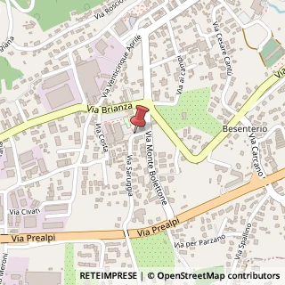 Mappa Via Saruggia, 2A, 22031 Albavilla, Como (Lombardia)