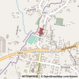 Mappa Via S. Antonio, 23, 30020 Annone Veneto, Venezia (Veneto)