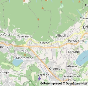 Mappa 22032 Albese Con Cassano CO, Italia (1.4115)
