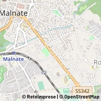 Mapa Malnate