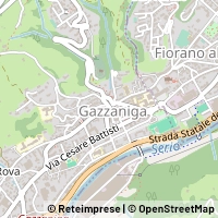 Karte Gazzaniga