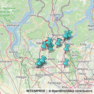 Mappa Via Novara, 21046 Malnate VA, Italia (10.89667)