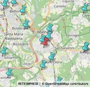 Mappa Via Caprera, 21046 Malnate VA, Italia (3.0465)