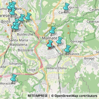 Mappa Via Novara, 21046 Malnate VA, Italia (2.97929)
