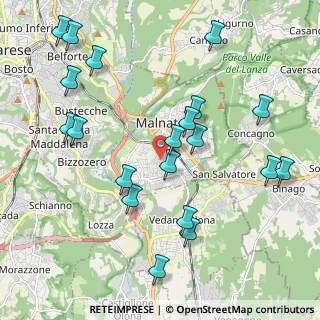 Mappa Via Novara, 21046 Malnate VA, Italia (2.2805)