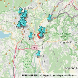 Mappa Via Novara, 21046 Malnate VA, Italia (4.065)