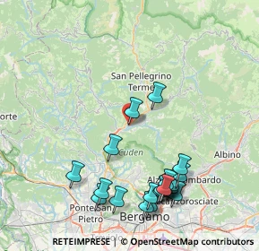 Mappa Via Antonio Locatelli, 24019 Zogno BG, Italia (9.1205)