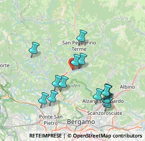 Mappa Via Antonio Locatelli, 24019 Zogno BG, Italia (7.45)