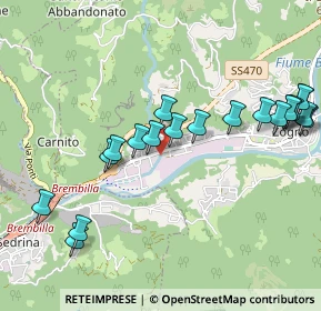 Mappa Via Antonio Locatelli, 24019 Zogno BG, Italia (1.1125)