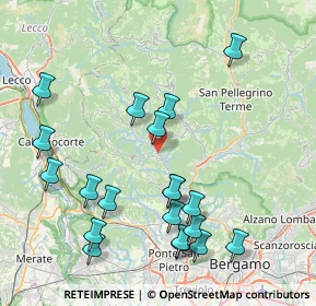 Mappa SP14, 24030 Berbenno BG, Italia (8.894)