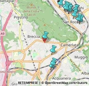 Mappa Via Varesina, 22079 Como CO, Italia (1.5215)