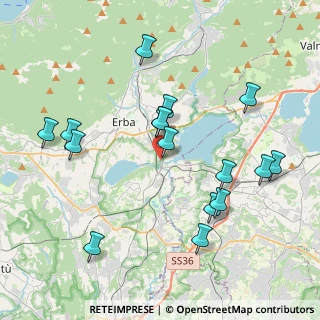 Mappa Via Nuova Valassina, 22046 Merone CO, Italia (4.145)